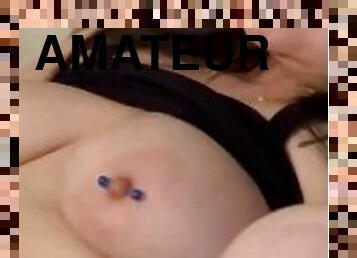 masturbation, orgasme, chatte-pussy, femme, amateur, milf, couple, trio, point-de-vue, ejaculation