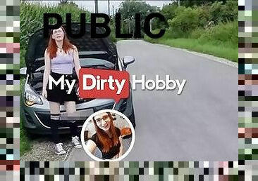 MyDirtyHobby - FinaFoxy Hitchhikes Her Way Home & Rewards The Guy Who Saved Her With A Good Fuck