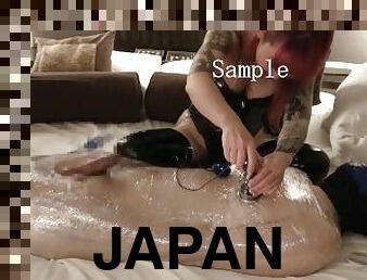 asiático, pezones, amateur, chorro-de-corrida, japonés, paja, sadomasoquismo, mujer-vestida-hombre-desnudo, fetichista, bondage