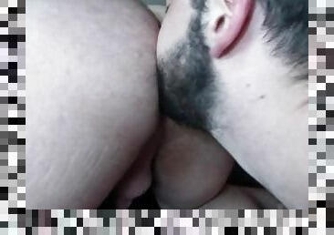 Bearded Stud Eats Daddy's Hairy Hole