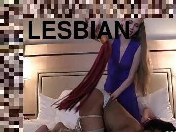 blandede-racer, lesbisk, bdsm, perverst, fetish, bondage, dominans, smæk
