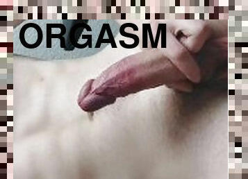 mastubasi, orgasme, cumshot-keluarnya-sperma, handjob-seks-dengan-tangan-wanita-pada-penis-laki-laki, teransang, seorang-diri