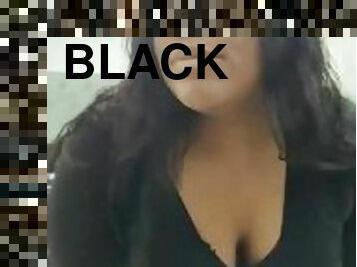 SEXY BBW PUDGING OUTTA BLACK MINI SKIRT