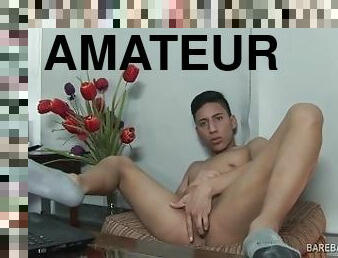 masturbation, amateur, gay, doigtage, pute, solo, minet, bite