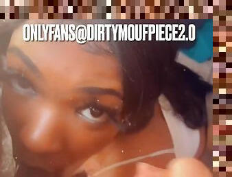 Sloppy blowjob and facial onlyfans@dirtymoufpiece