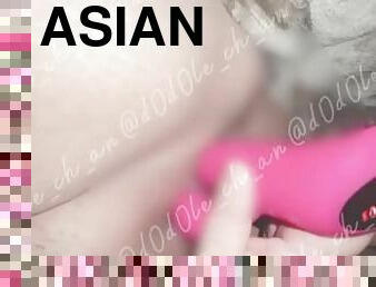 asiatique, grosse, masturbation, orgasme, amateur, jouet, maison, japonais, belle-femme-ronde, point-de-vue