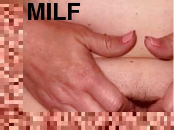 hårig, orgasm, fitta-pussy, amatör, milf, bbw, fingerknull