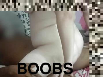 tetas-grandes, adulterio, esposa, amateur, polla-enorme, brasil, trío, tetas, cornudo, polla