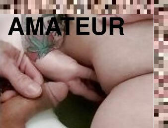 baignade, pisser, amateur, énorme-bite, jouet, couple, belle-femme-ronde, fétiche, douche, tatouage