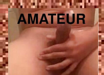 baignade, masturbation, amateur, ejaculation-sur-le-corps, jouet, branlette, point-de-vue, solo, bite