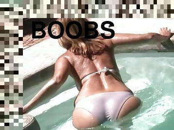 cul, gros-nichons, babes, milf, maman, blonde, mère, seins, bout-a-bout, solo