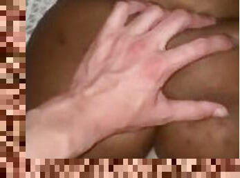 cul, amateur, babes, ébène, énorme-bite, interracial, ados, couple, point-de-vue, jeune-18