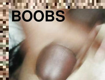 Hyderabad Telugu girl cum on boobs 