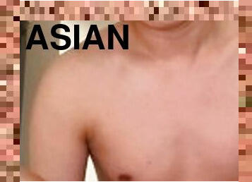 asiatique, ejaculation-sur-le-corps, gay, branlette, ejaculation-interne, joufflue, thaï, musclé, philippine