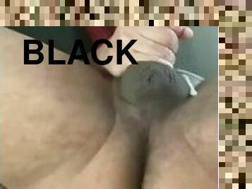Stroking my Big Black Dick (Onlyfans/TheRedsxxx)