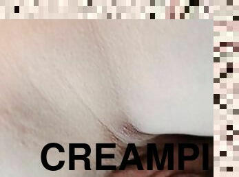 My First time getting creampie on video
