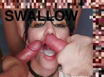 PremiumBukkake - Yenifer Chacon swallows 47 huge mouthful cumshots