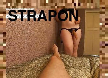 I break his ass with my strapon, Pegging without compassion (short version)  WeexLex