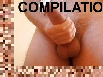 masturbation, vieux, ejaculation-sur-le-corps, énorme-bite, gay, branlette, compilation, secousses, plus-agée, solo