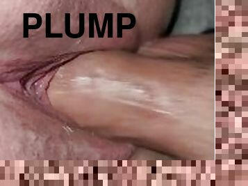 orgasme, pussy, amatør, creampie, våt