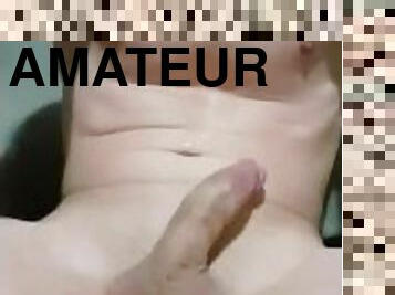 masturbation, amateur, ejaculation-sur-le-corps, secousses, solo, boules