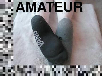 amateur, ados, couple, pieds, ejaculation, bukkake, fétiche, magnifique, orteils