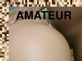 cul, levrette, amateur, ejaculation-sur-le-corps, ébène, ados, black, française