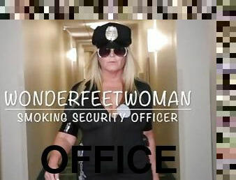 WonderFeetWoman Smoking Security Officer Preview