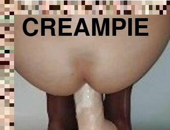 gigantisk, monster, anal, cumshot, leksak, hardcore, creampie, sprut, blond, dildo