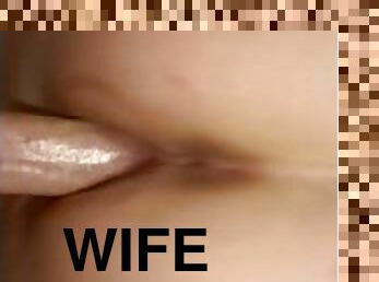 Wife takes doggy