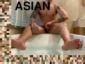 asiatisk, onani, amatør, cumshot, stor-pikk, runking, høyskole, alene, filipinsk, pikk