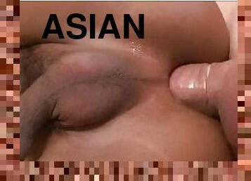 asiatique, gros-nichons, anal, fellation, ejaculation-sur-le-corps, énorme-bite, ejaculation, seins, dure