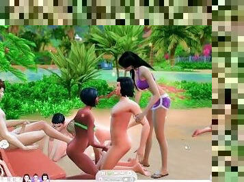 umum, selebritis, seks-grup, pantai, jenis-pornografi-animasi, merokok