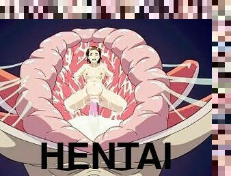 extremo, monstro, anal, tiro-ao-alvo, garganta-funda, penetração-de-braço, anime, hentai