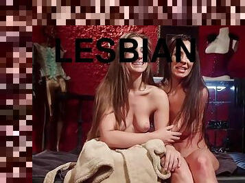 lesbiana, juguete, sadomasoquismo, lencería, fetichista, bondage, morena