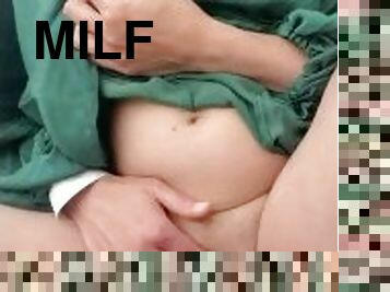 klitta, masturbation, gravid, publik, fitta-pussy, amatör, milf, fångad, ensam, sjukhus