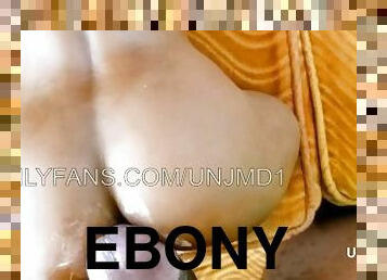 BBC makes ebony pussy cream and squirt
