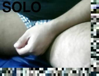 homo, webcam, seorang-diri