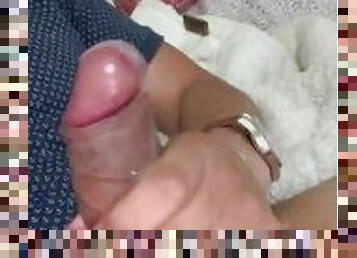 Big Dick Latino Masturbates