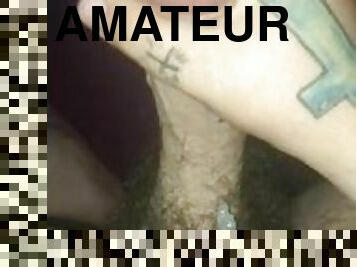 masturbation, amateur, ejaculation-sur-le-corps, énorme-bite, arabe, joufflue, ejaculation, solo, ours, bite