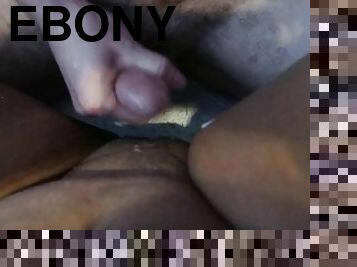 Ebony Queen Pounded Hard By White Guy - Creampie & Cum On Pussy