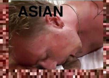 asiatisk, storatuttar, gigantisk, shemale, anal, avsugning, cumshot, gigantisk-kuk, transa, sprut