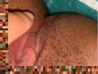 masturbación, orgasmo, coño-pussy, amateur, negra-ebony, negra, a-solas, húmedo