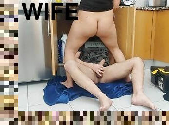 Wife cuckolding with the plumber