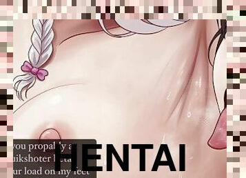 pies, primera-persona, anime, hentai, fetichista, humillación, dominación-femenina