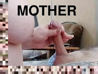Mother-in-law loves to jerk off my dick and watch me cum