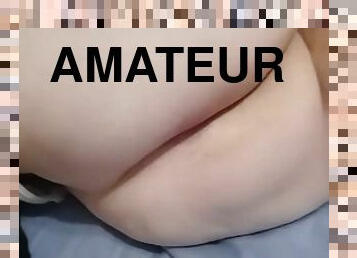 cul, orgasme, amateur, française, butin, solo