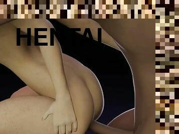 Animated 3D Hentai Big Boobs and Big ass Anal Carton