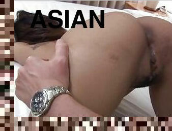 Asian Slut Gets A Facial After Being Roughly Fucked