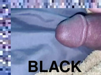 Playing with my dick until the precum makes a mess - watch me nut on OF - fetish dick play